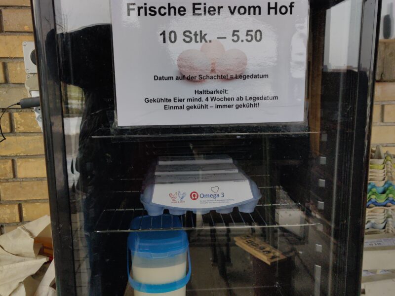 Eier aus Freilandhaltung