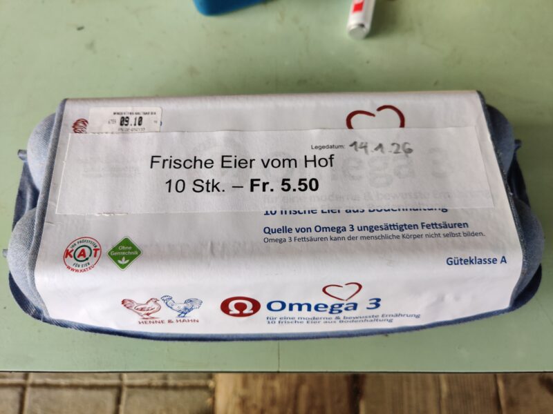 Eier aus Freilandhaltung